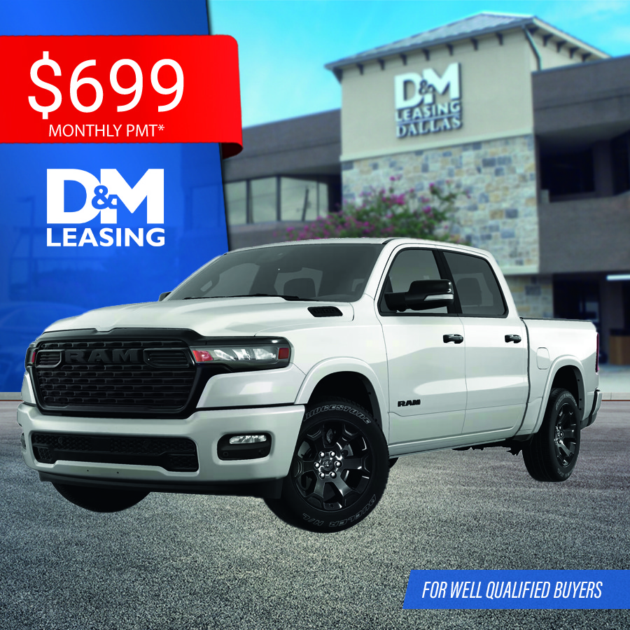 2025 Ram 1500 Lone Star Crew Cab 4X4 with 12” Touchscreen, Customer Preferred Package
