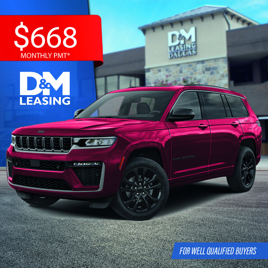 Elegant, three-row 2026 Jeep Grand Cherokee L Laredo Altitude 4X2 with sleek blacked-out appearance package accents.